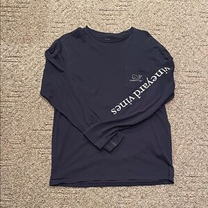 Vineyard Vines Dark Blue Long Sleeve Tee